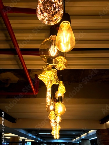 Photography Cafe lighting interior in seoul