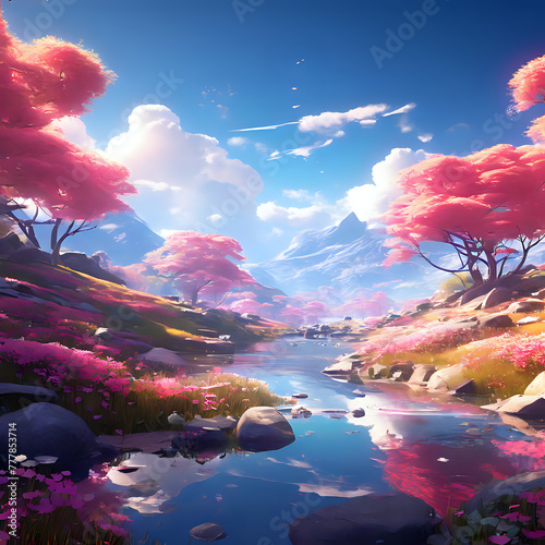 Beautiful Landscape by AI Generator