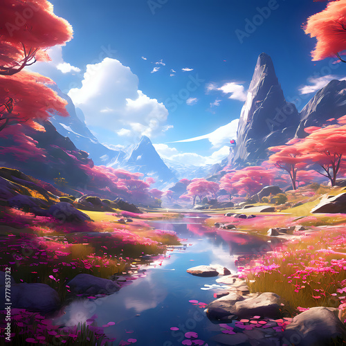Beautiful Landscape by AI Generator