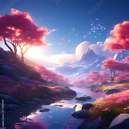 Beautiful Landscape by AI Generator