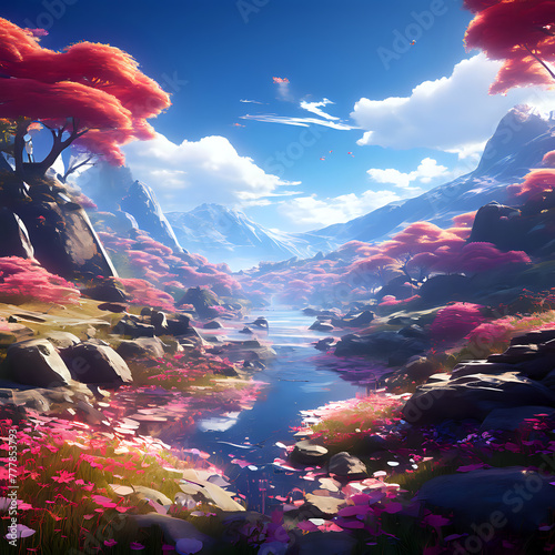 Beautiful Landscape by AI Generator
