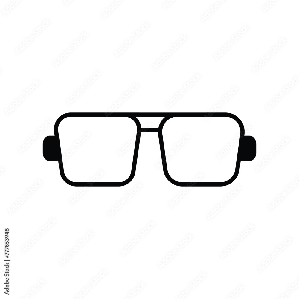 sunglasses icon with white background vector stock illustration sunglasses icon with white background vector stock illustration