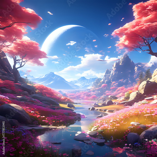 Beautiful Landscape by AI Generator