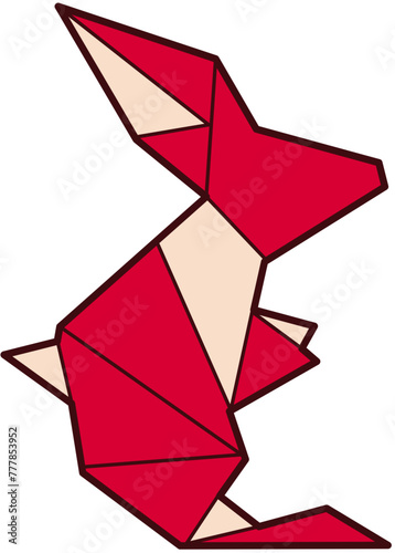 origami paper animal vector creativity