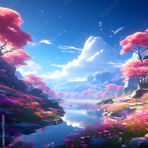 Beautiful Landscape by AI Generator