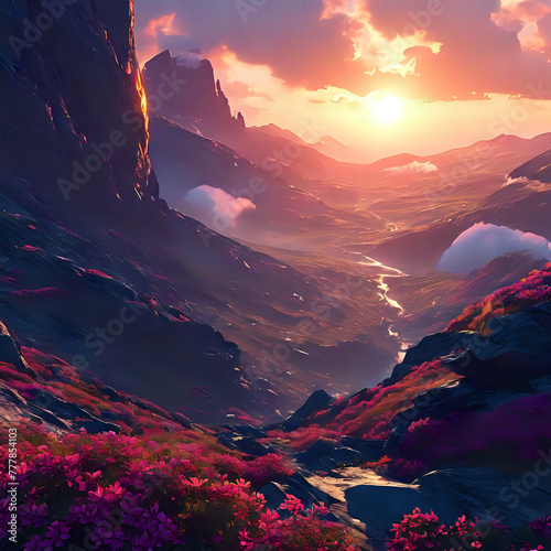 Beautiful Landscape by AI Generator