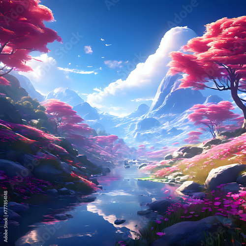 Beautiful Landscape by AI Generator