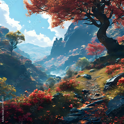 Beautiful Landscape by AI Generator
