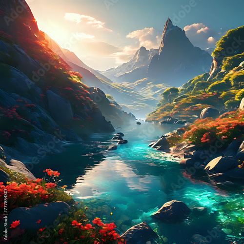 Beautiful Landscape by AI Generator