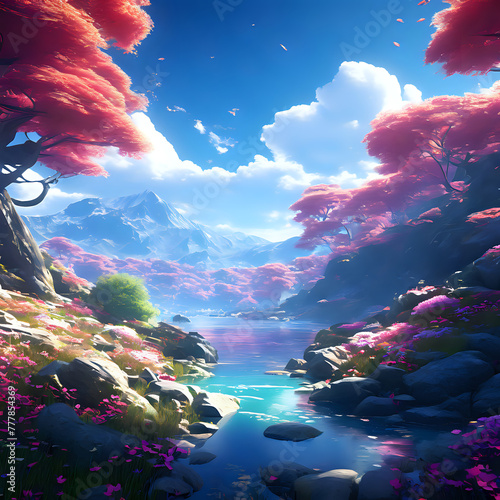 Beautiful Landscape by AI Generator