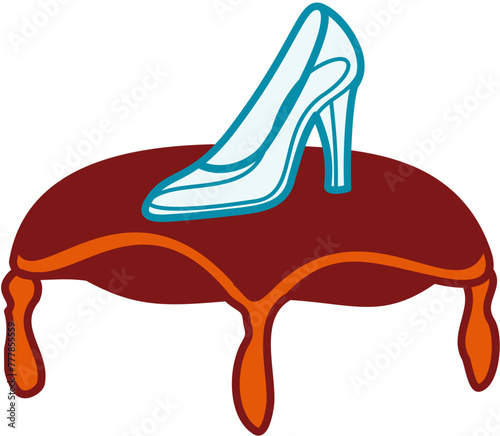 cinderella glass shoes pair accessories