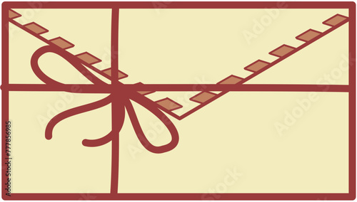 antique envelopes stamp earth tone