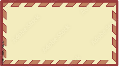 antique envelopes stamp earth tone