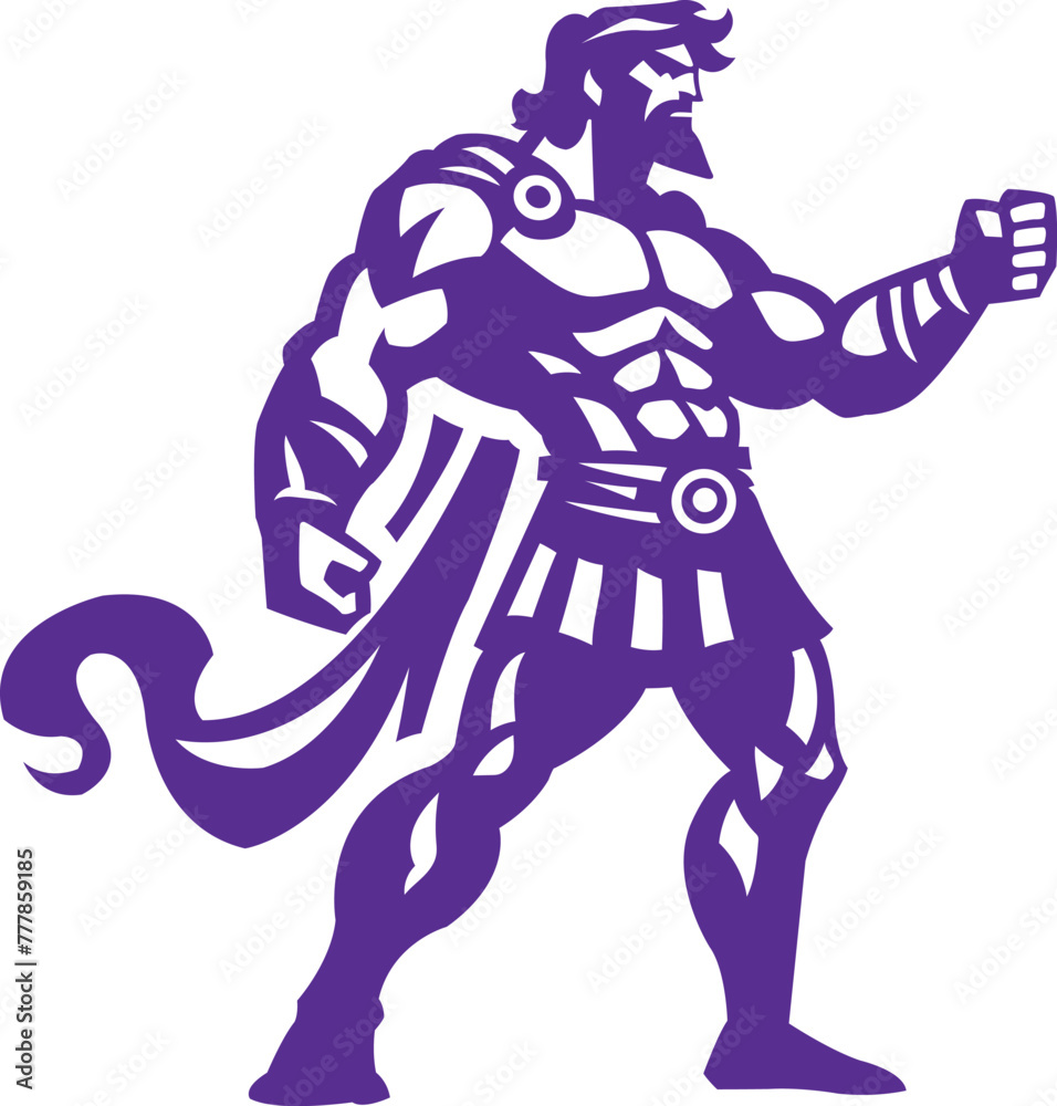 Fototapeta premium Hercules Son of Zeus Logo