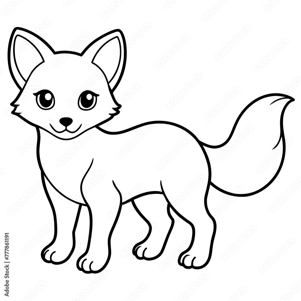 A cat illustration with vecto art silhouette A cat illustration with vecto art silhouette