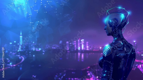 Artificial intelligence robot maintain a smart city