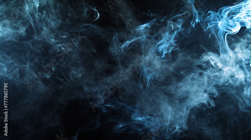 smoke float up the interior texture. night view. Generative Ai