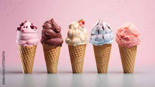 Ice Cream Catering Poster 3d