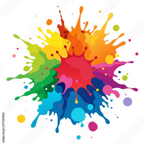 abstract colorful background	
