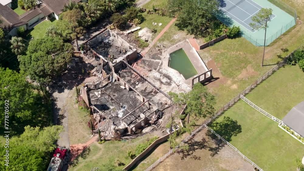 Ramains after massive house fire Parkland Florida 2024 Ramains after massive house fire Parkland Florida 2024