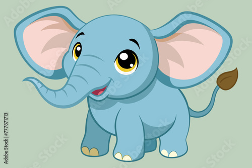 baby-elephant--big-eyes-vector-illustration 