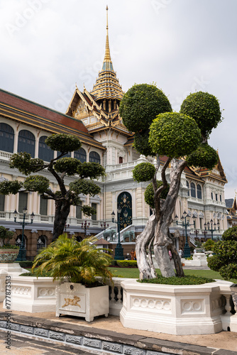 The grand palace in Bangkok, Thailand.