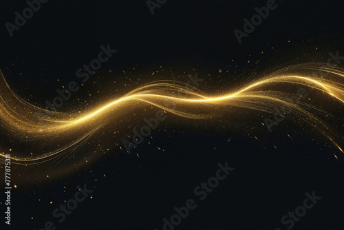 Gold element abstract background