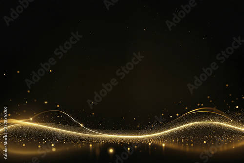 Gold element abstract background