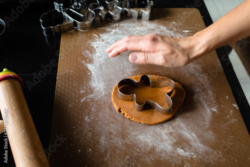 It will be a gingerbread dough man photo