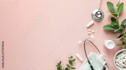PPT background image health care theme