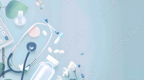 PPT background image health care theme