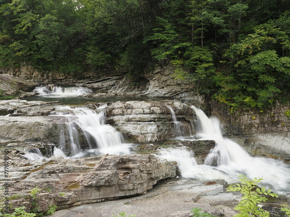 Fototapeta premium Sandan Falls in Ashibetsu, Hokkaido