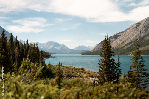 beautiful lake in canadas wilderness