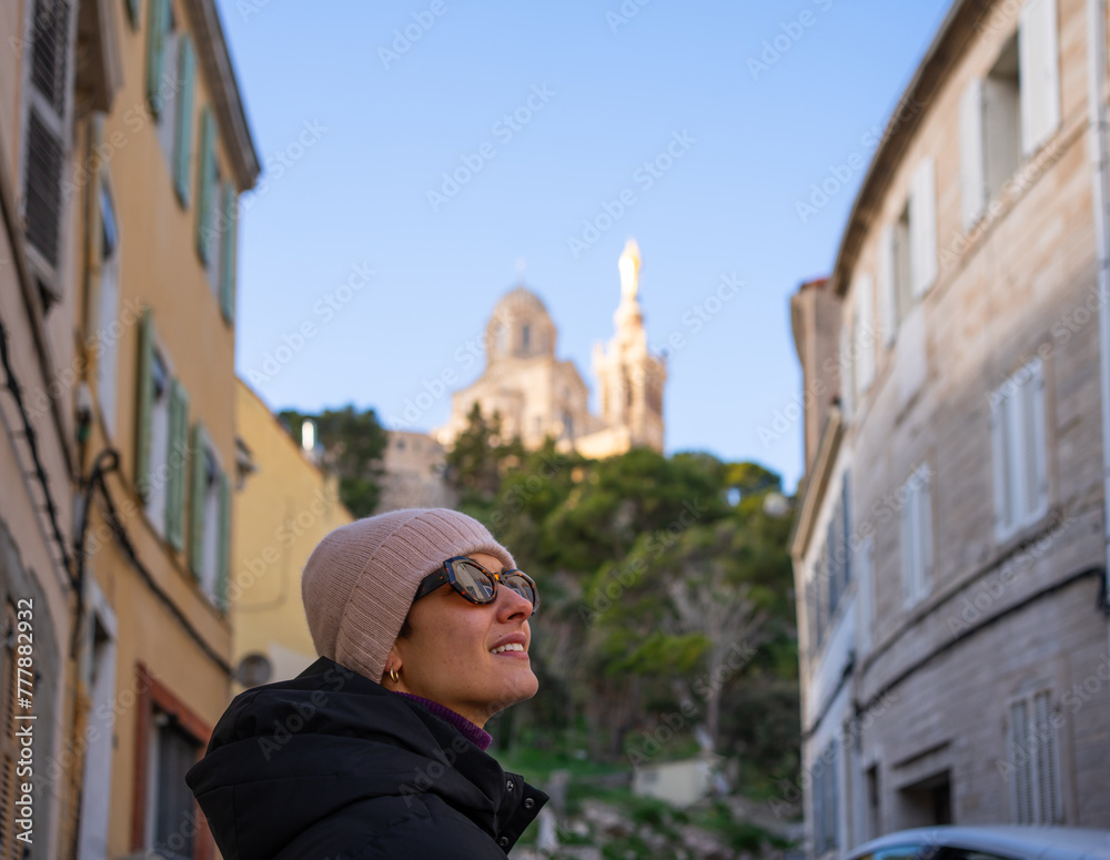 Tourist In The Streets Of Marseille. Tourist In The Streets Of Marseille.