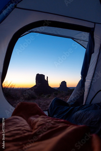 Sunrise at Monument Valley, USA photo