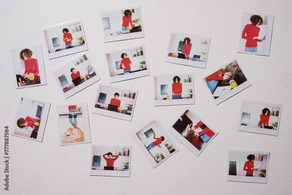 Home Office Life in Polaroids Home Office Life in Polaroids