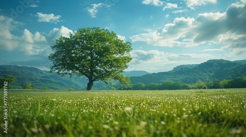 Background with metallic green straight patterns.