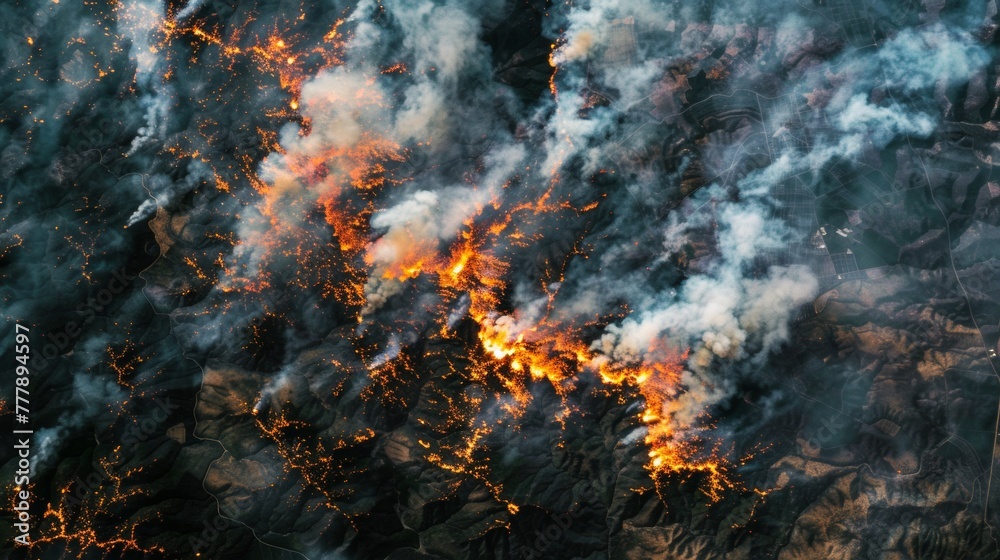 Satellite imagery decoded by AI for wildfire detection