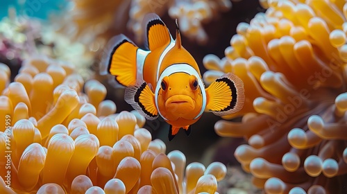 Obraz na płótnie Clown Fish with Anemon