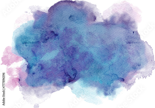abstract purple blue watercolor
