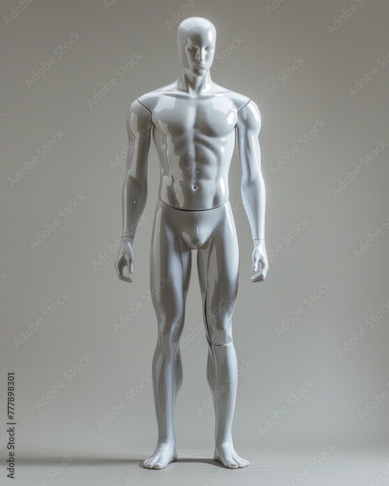 mannequin male isolated