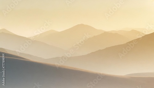 abstract winter landscape in the mountains minimalism style polygonal design smooth background simple flat graphics