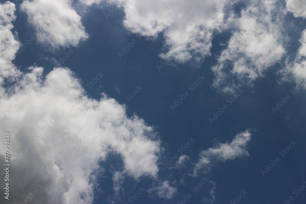 clouds in the blue sky clouds in the blue sky