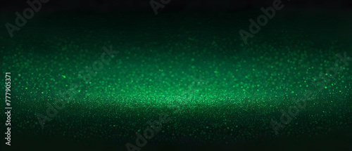 Dark green color gradient grainy background, noise texture effect abstract background