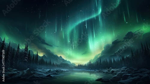 Digital Aurora, Witnessing Abstract Phenomena in the Technological Sky © Damian Sobczyk