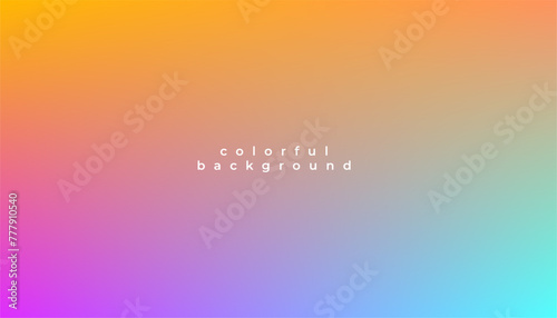 abstract and blurry colorful background in minimal style