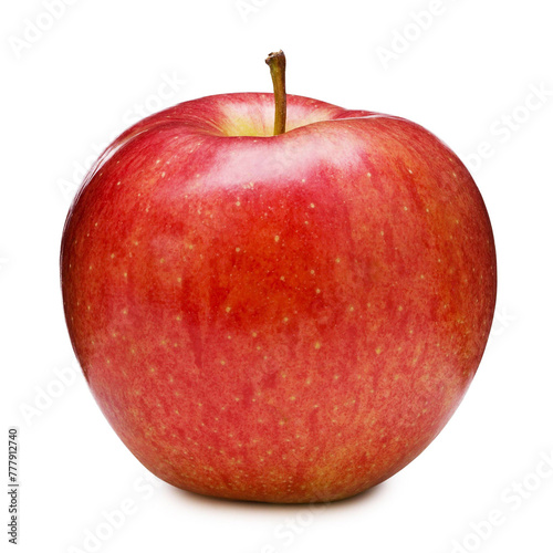 Red Apple Isolated on White.