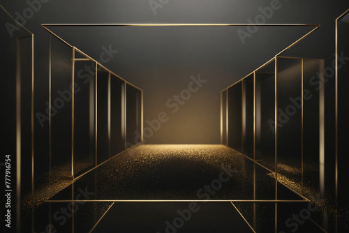 Luxury Black Gold Poster Template