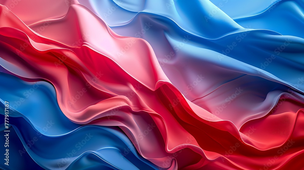 Abstract red and blue waves background Abstract red and blue waves background