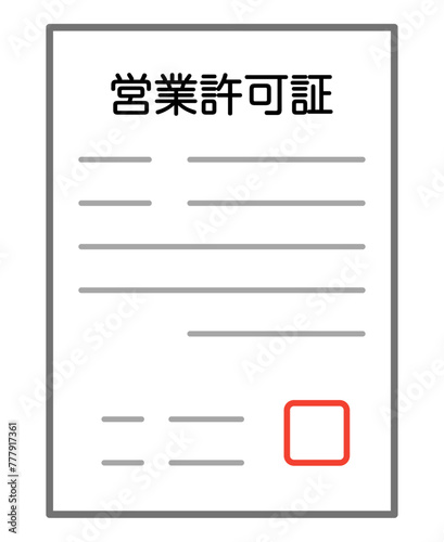 営業許可証